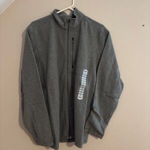 Duluth Men’s Zip Up Sweater Large Gray